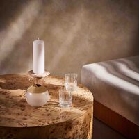 baccarat harmonie drinking glass large clear set of 2