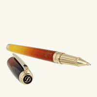 st dupont line d montecristo rollerball pen brown