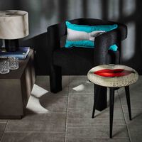 fornasetti bocca stool red