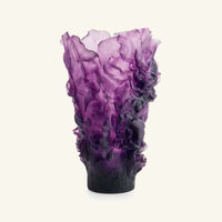 daum camellia vase large pink