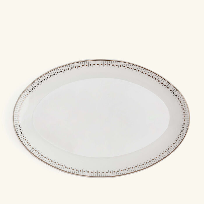 christofle malmaison imp riale serving platter oval white 28cm
