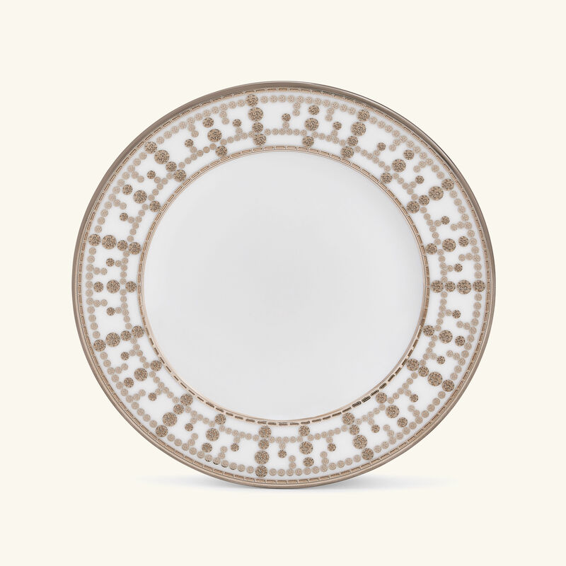 هافيلاند طبق الخبز والزبدة تيارا دائري باللون الفضي 16 سم