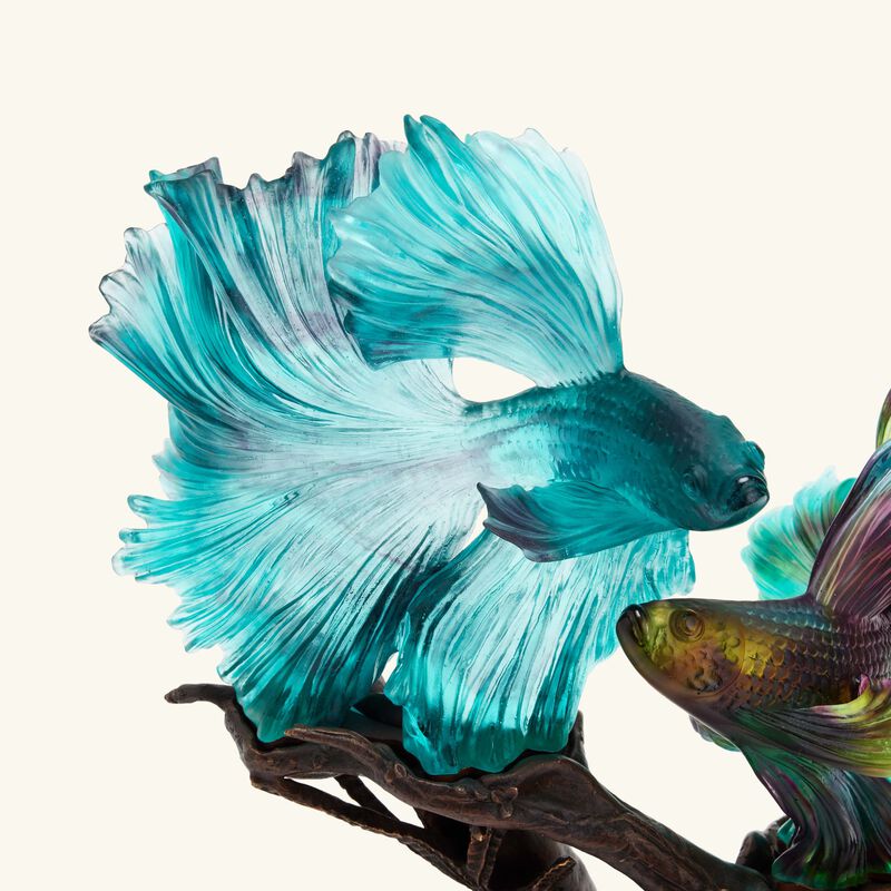 The Dance of The Fighters Sculpture Medium Blue daum the dance of the fighters sculpture medium blue