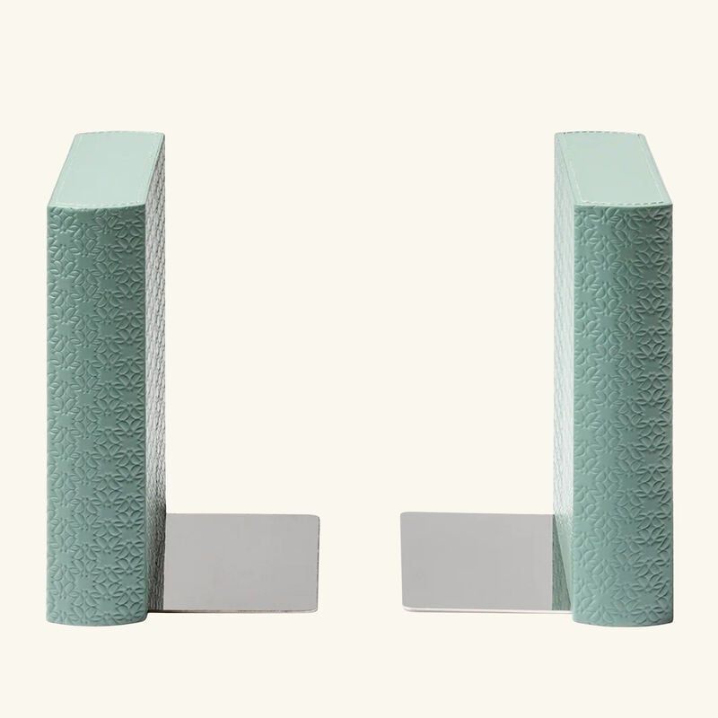 Elie Saab Monogram Bookends Agata Green giobagnara elie saab monogram bookends agata green