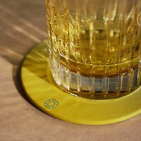 baccarat octogone coasters pastel set of 4