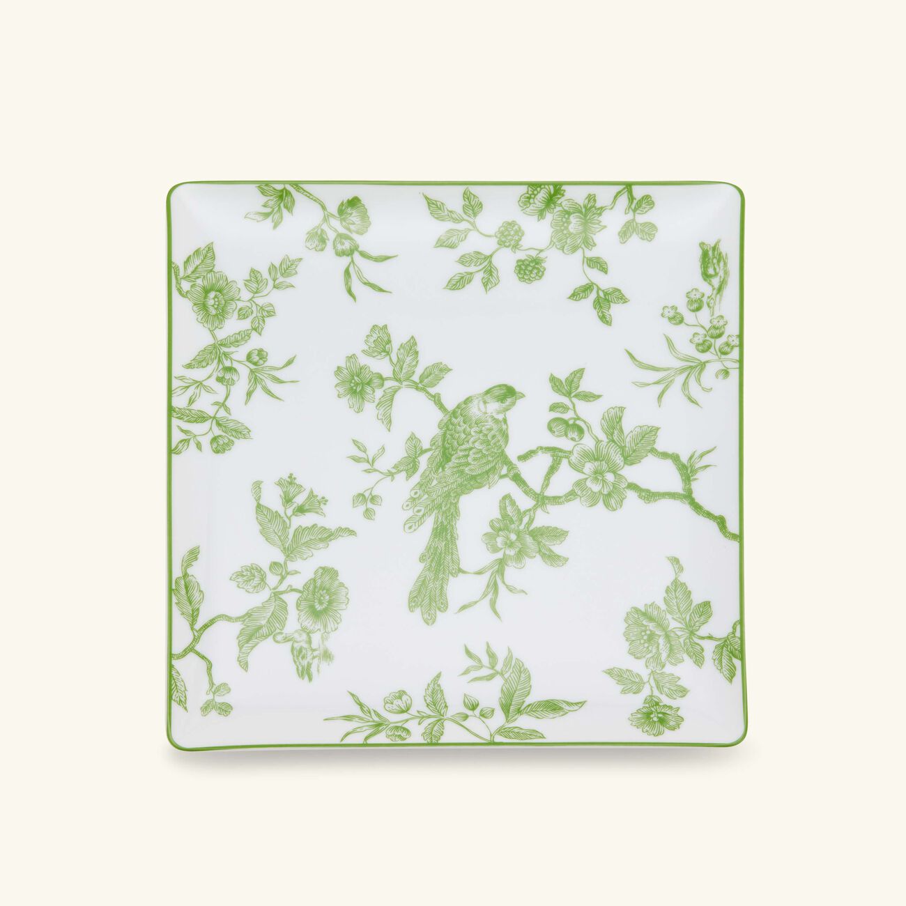 Albertine Tray Rectangular Green bernardaud albertine tray rectangular green