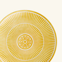 christofle malmaison riviera dessert plate round yellow 21 cm