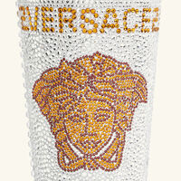 versace medusa travel cup silver