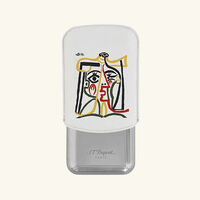 st dupont picasso triple cigar case white