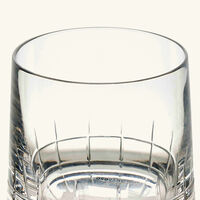 christofle graphik drinking glass clear