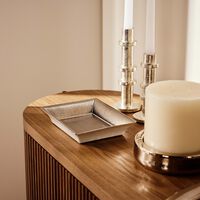 Divine Trinket Tray Rectangular Grey bernardaud divine trinket tray rectangular grey