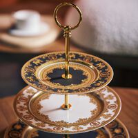 versace i love baroque etagere cake stand black
