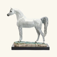 lladro arabian pure breed sculpture large white limited edition
