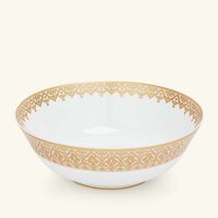 bernardaud venise salad bowl gold 25cm