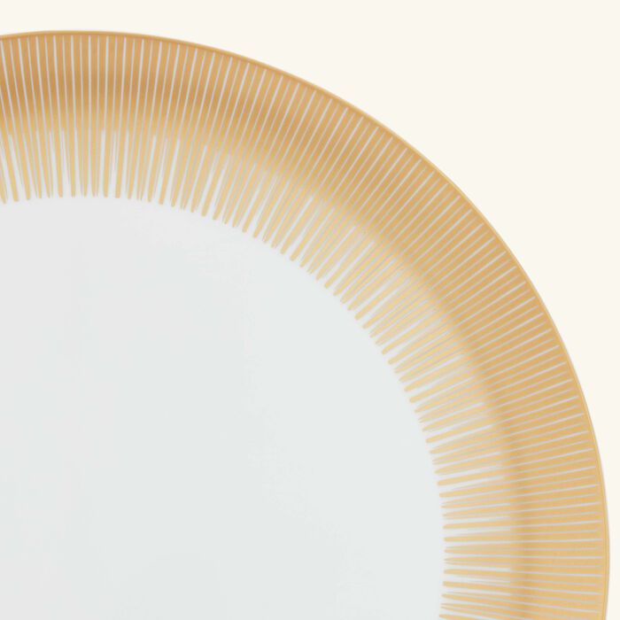 bernardaud sol serving platter oval gold 32cm