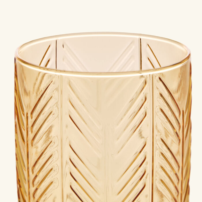 missoni home zig zag champagne glass orange
