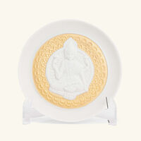 Goddess Lakshmi and Lord Ganesha Decorative Plates Set Gold lladro goddess lakshmi and lord ganesha decorative plates set gold