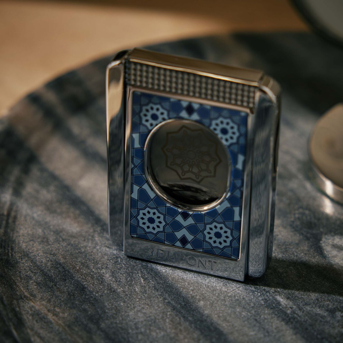 st dupont alhambra cigar cutter blue