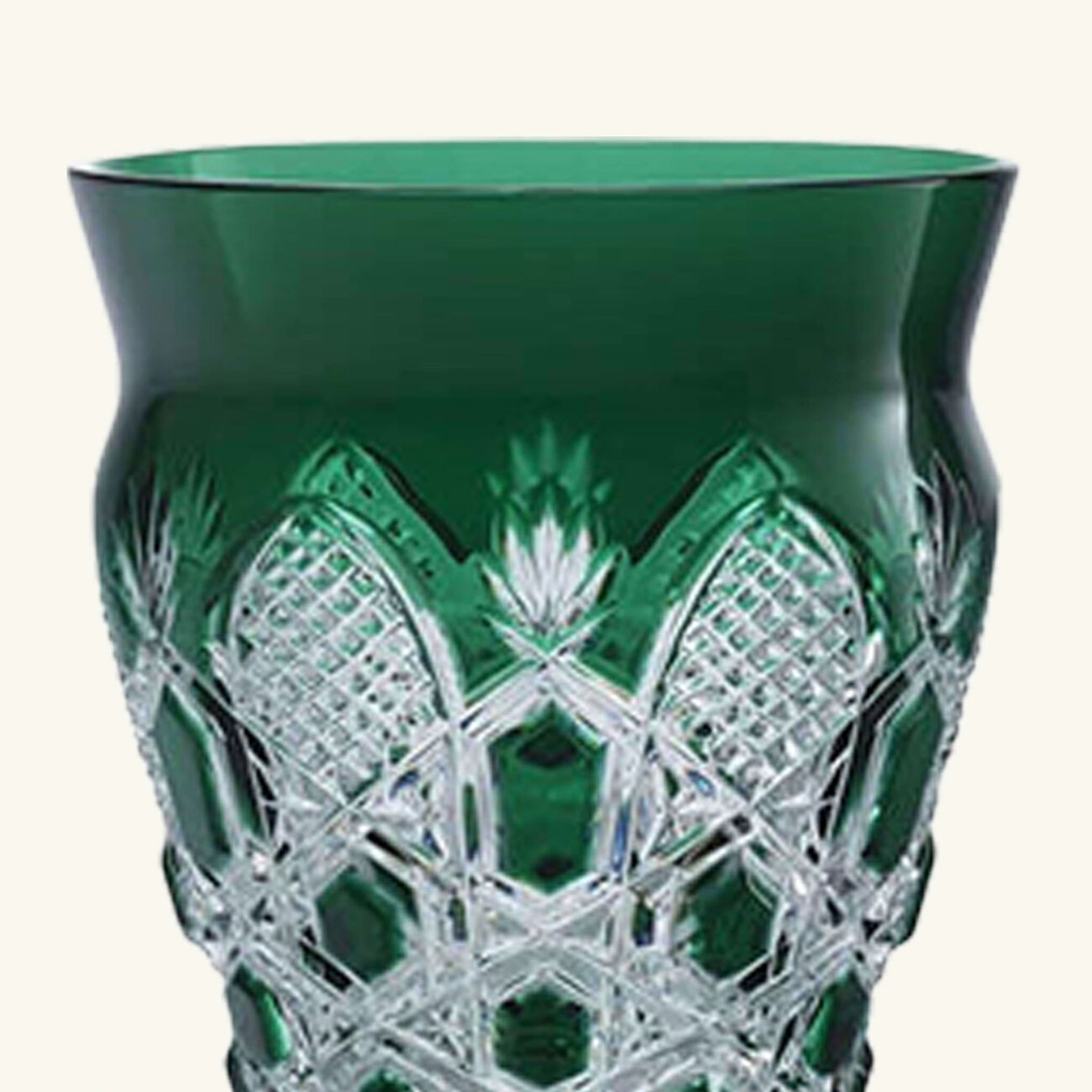 Tsar Drinking Glass Green baccarat tsar drinking glass green
