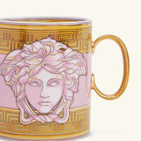 versace medusa amplified pink coin milk pitcher white