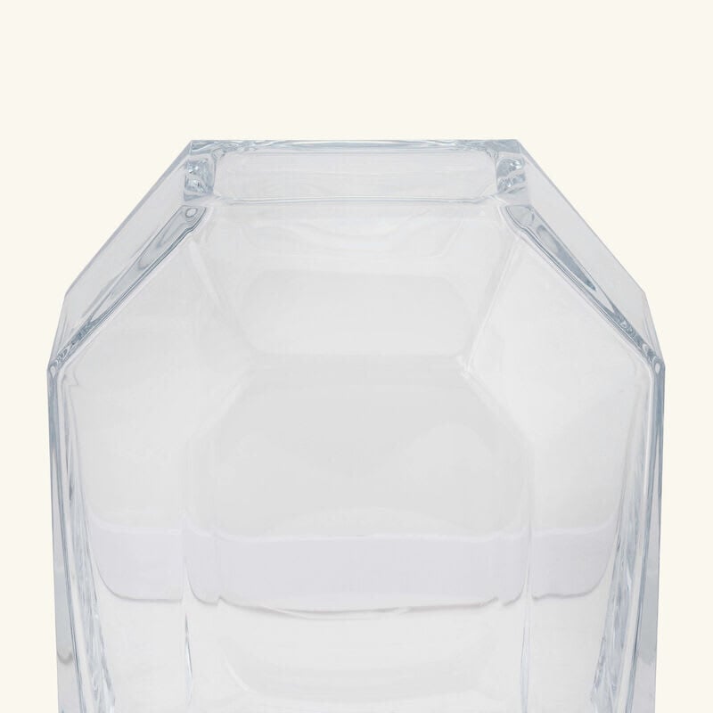 مزهرية أوكتاجون صغيرة شفافة large