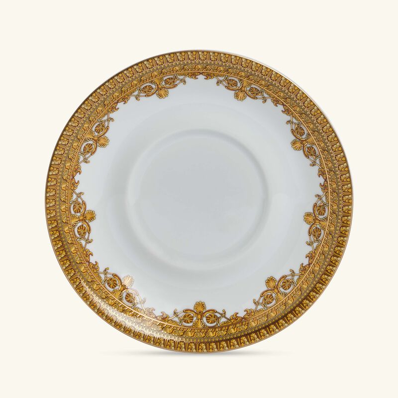 فيرساتشي فنجان الشاي آي لاف باروك مع صحنه أسود