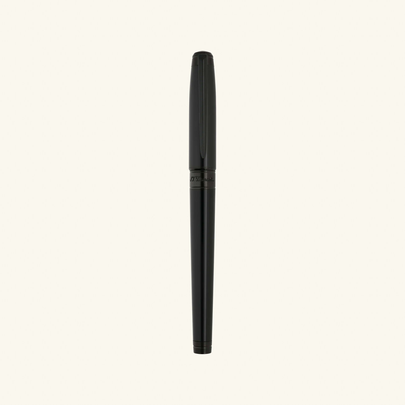 st dupont line d eternity memento mori rollerball pen black