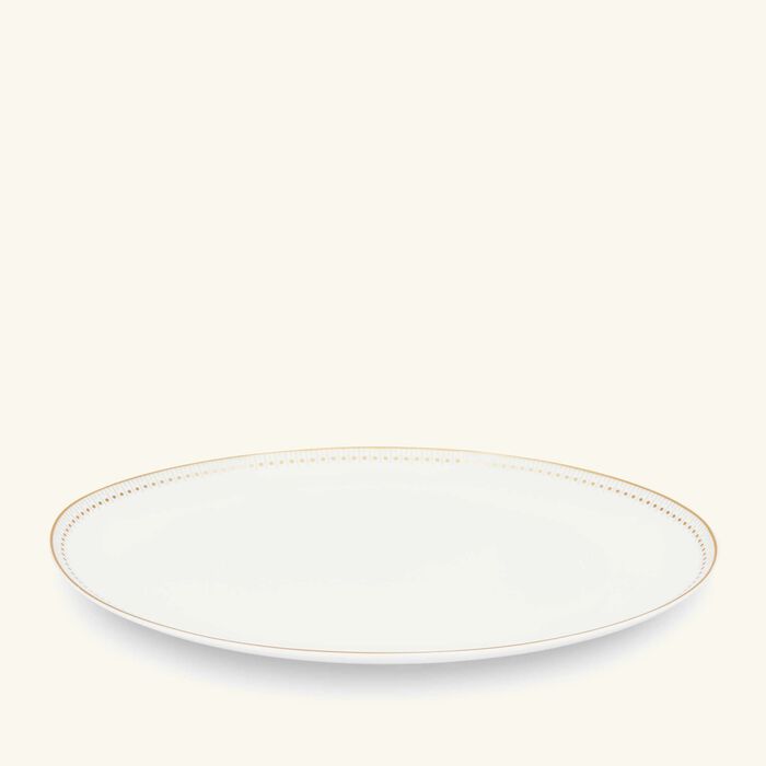 christofle malmaison imp riale serving platter oval gold 38cm