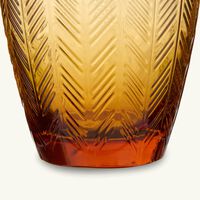 missoni home zig zag water glass orange