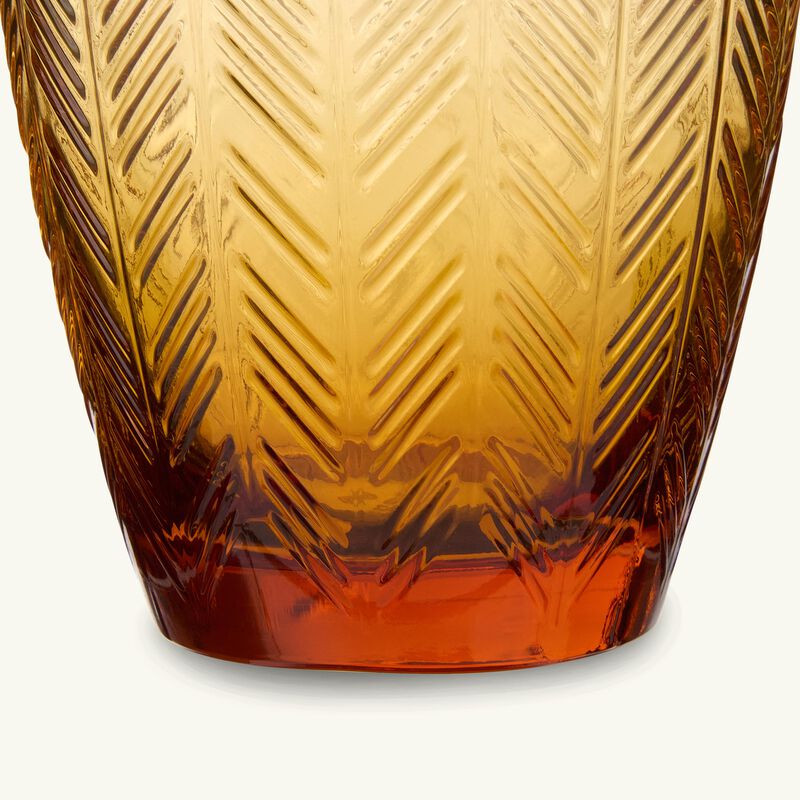missoni home zig zag water glass orange