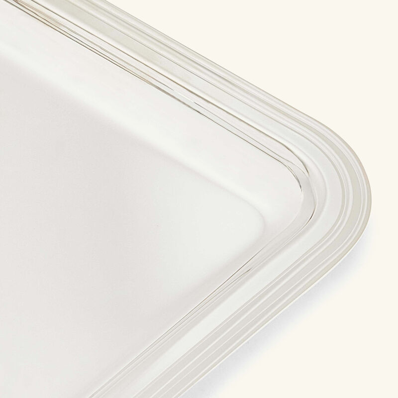 christofle albi serving tray rectangular small silver plated