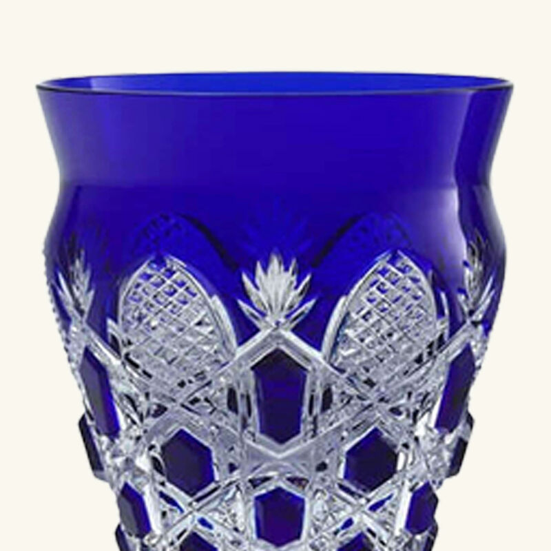 baccarat tsar drinking glass blue