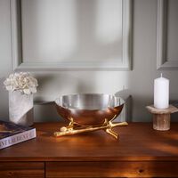 قطعة ديكور مركزية بامبو إيفوكا باللون الذهبي لوبجيه قطعة ديكور مركزية بامبو إيفوكا باللون الذهبي