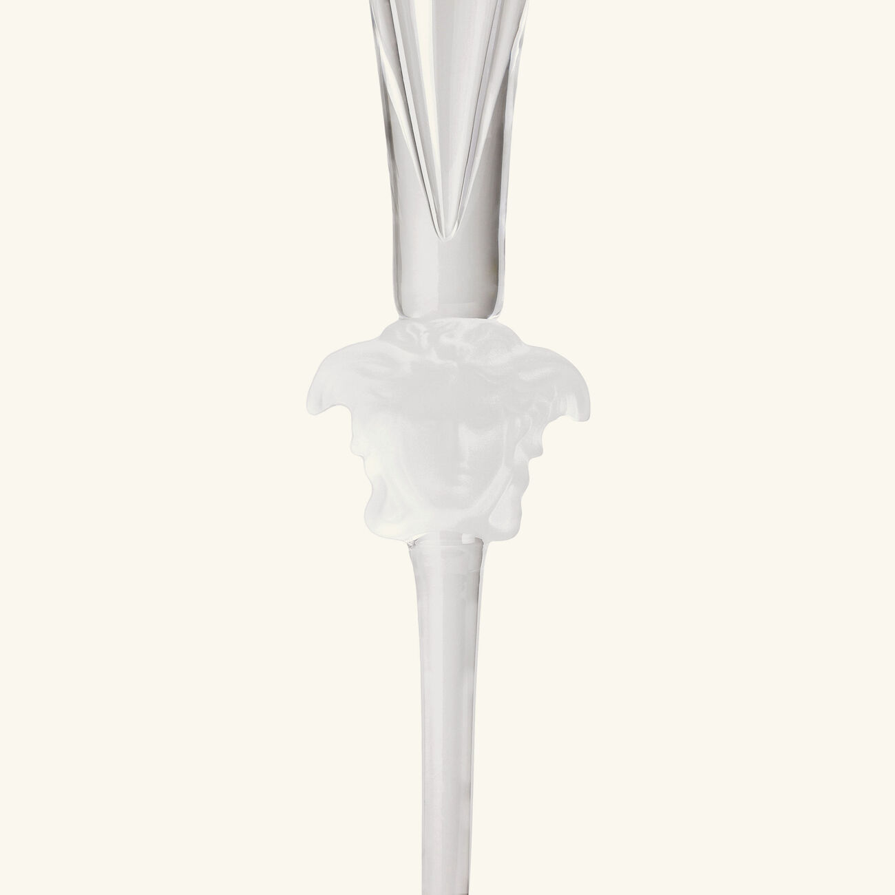 Medusa Lumiere Champagne Glass Clear versace medusa lumiere champagne glass clear