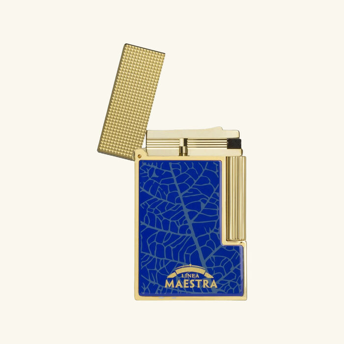st dupont ligne 2 partagas lighter blue