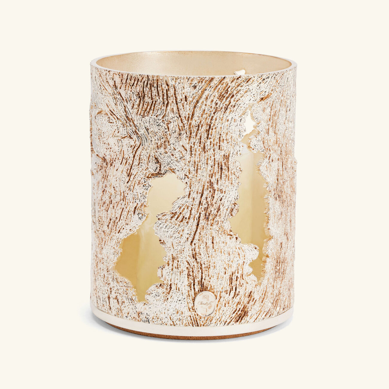 christofle s ve d argent candle holder silver plated