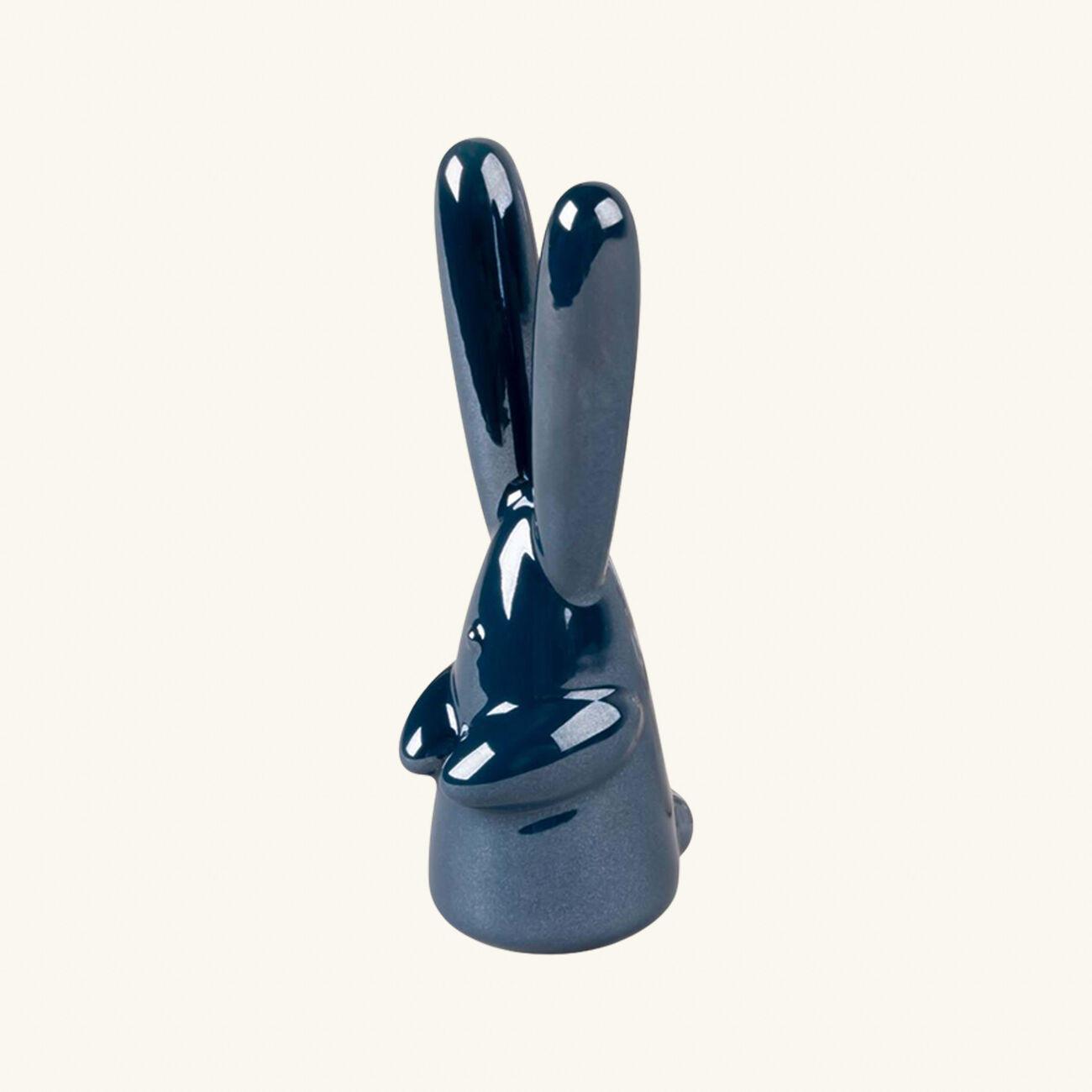 lladro bunny sculpture small blue