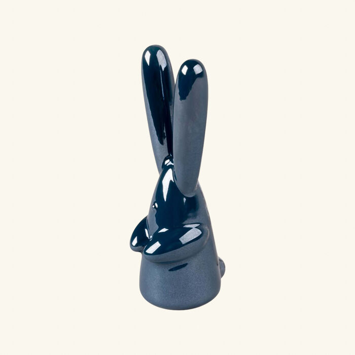 lladro bunny sculpture small blue