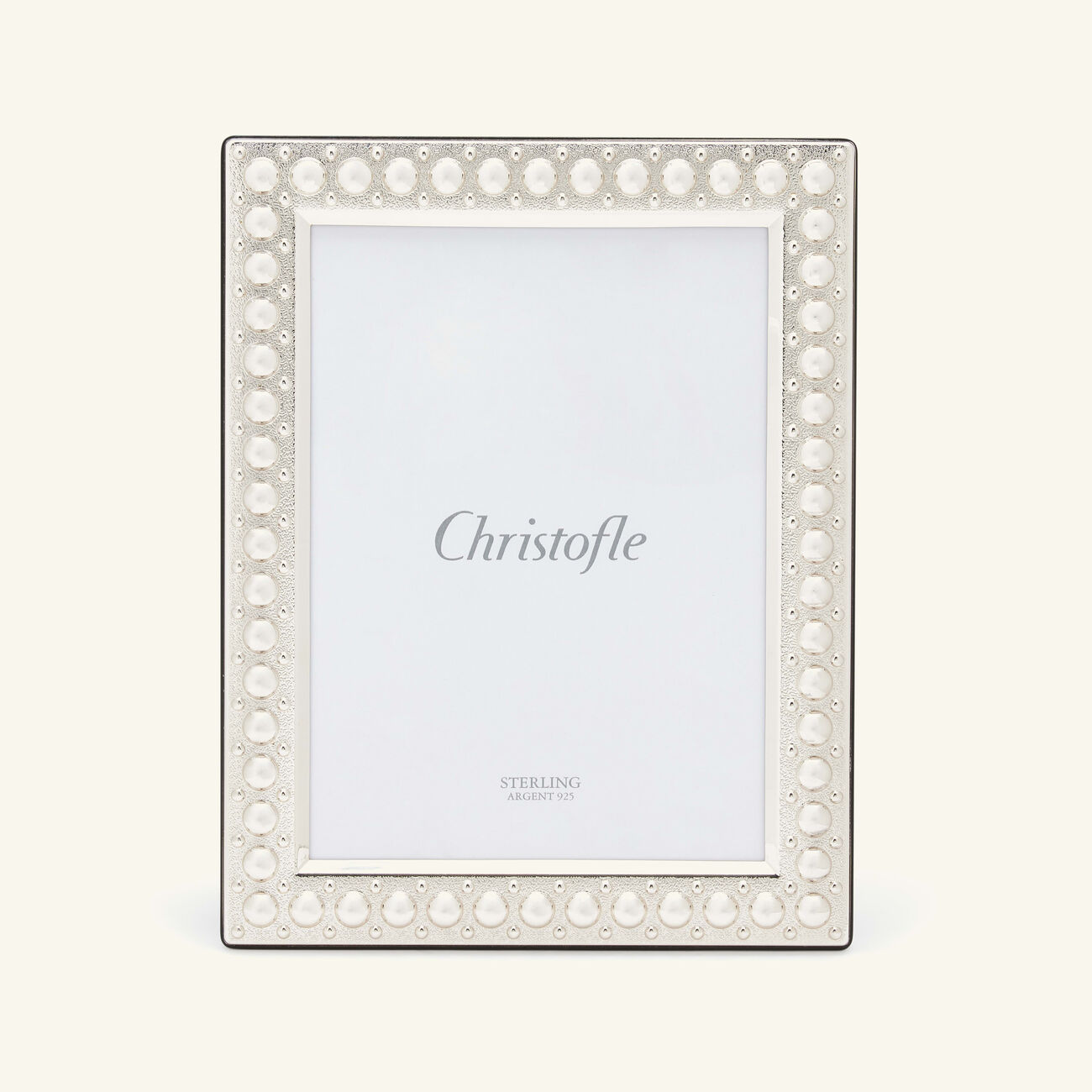 christofle perles picture frame sterling silver 13x18cm