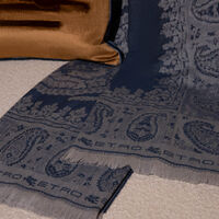 etro tagete throw blue