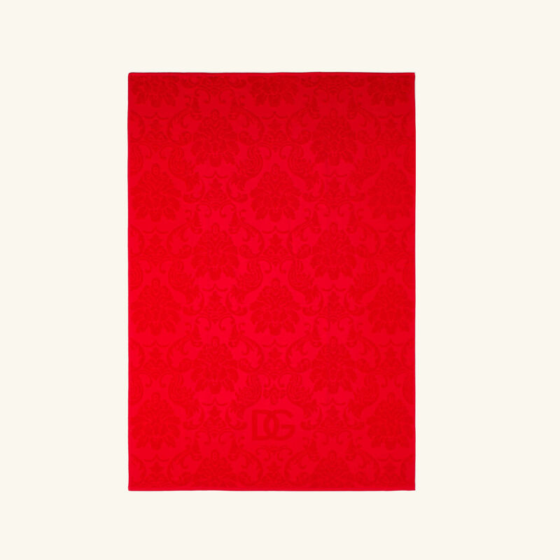 dolce gabbana casa cotton towels red set of 5