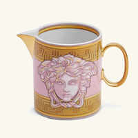 versace medusa amplified pink coin milk pitcher white
