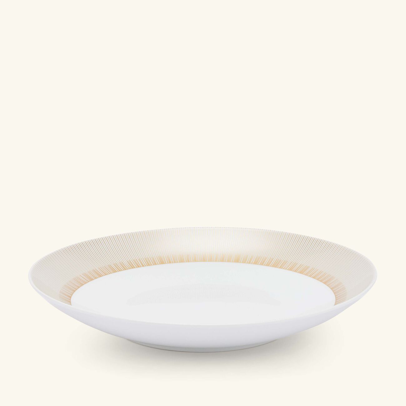 bernardaud sol dish round gold 29cm