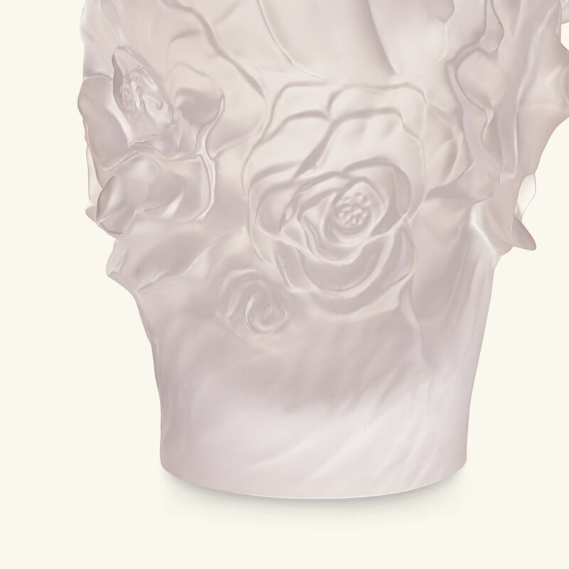 daum camellia vase large white