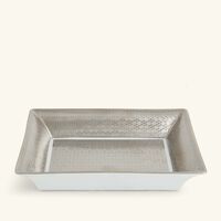 Divine Trinket Tray Rectangular Grey bernardaud divine trinket tray rectangular grey