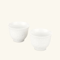 Ecume Arabic Coffee Cups White Set Of 2 bernardaud ecume arabic coffee cups white set of 2