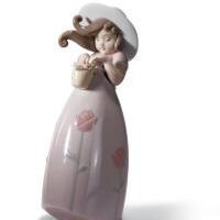 Little Rose Girl Figurine, small