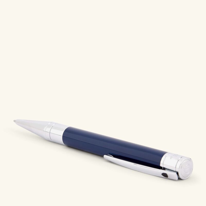 st dupont d initial blue ballpoint pen blue