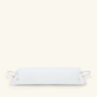 christofle vertigo serving tray rectangular large silver plated