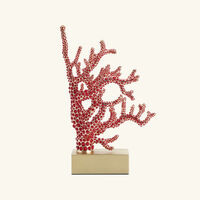 l objet coral left bookend red